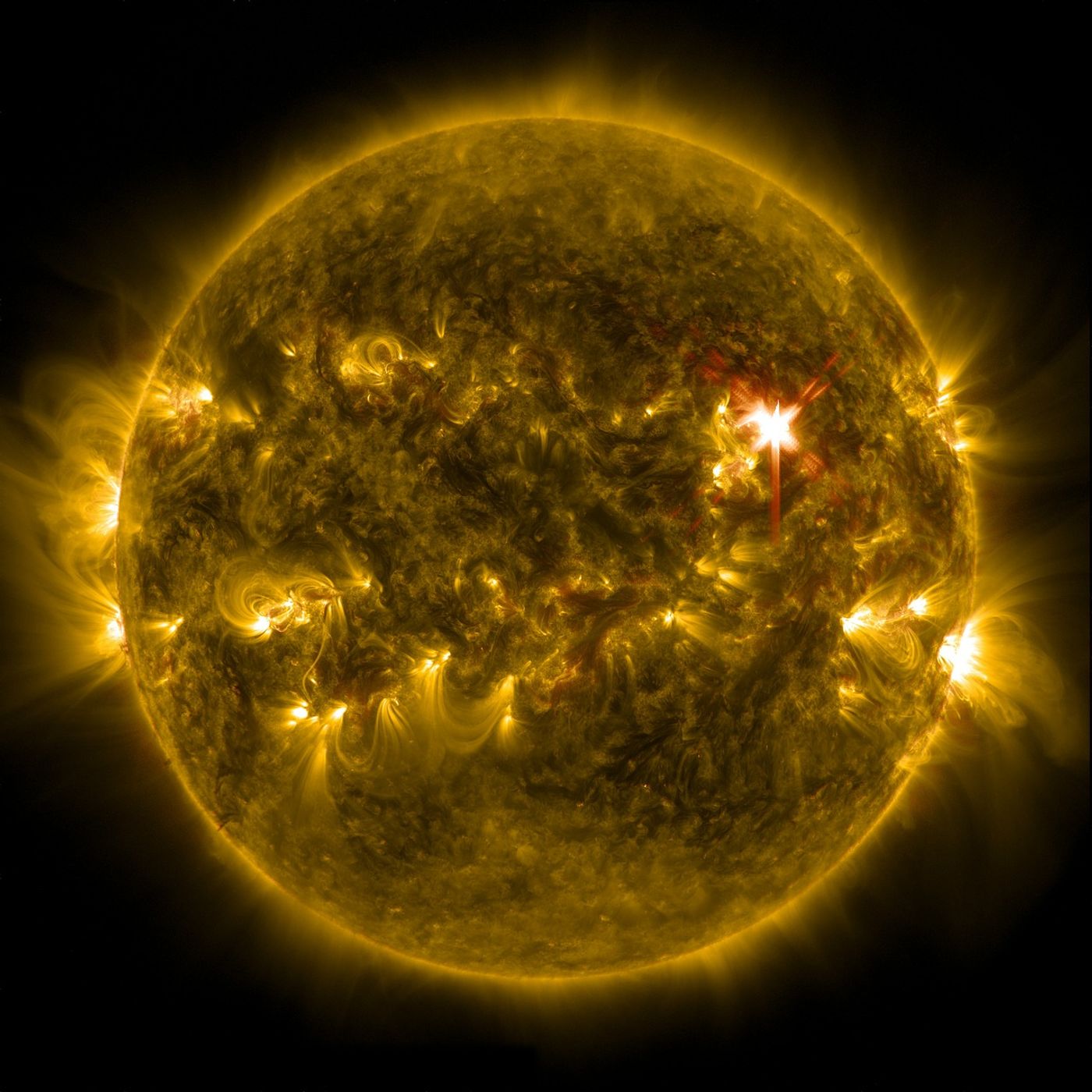 The Sun is a giant glowing sphere of nuclear fusion.