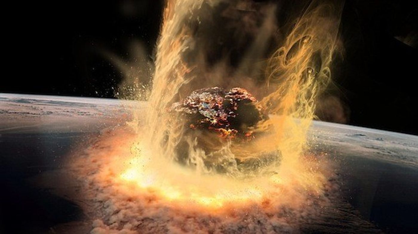 Did a second impact occur after the asteroid that wiped out the dinosaurs?