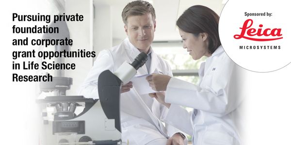 Pursuing private foundation and corporate grant opportunities in Life Science Research