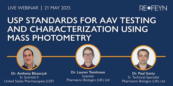 USP standards to support AAV quality testing and analytical characterization of AAV content utilizing mass photometry and orthogonal techniques