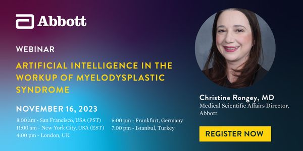 Artificial Intelligence in the Workup of Myelodysplastic Syndrome