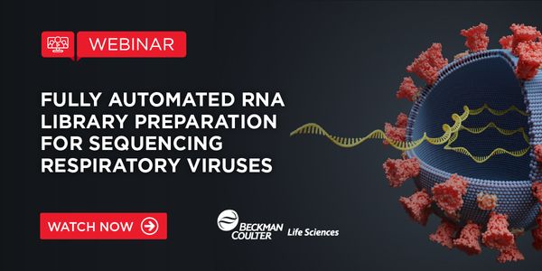 Fully automated RNA library preparation for sequencing respiratory viruses
