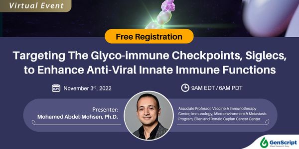 Targeting The Glyco-immune Checkpoints, Siglecs, to Enhance Anti-Viral Innate Immune Functions