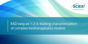EAD easy as 1-2-3: Making characterization of complex biotherapeutics routine