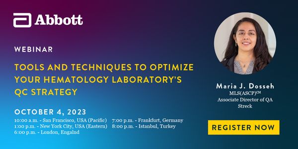 Tools and Techniques to Optimize Your Hematology Laboratory's QC Strategy