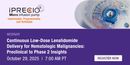 Continuous Low-Dose Lenalidomide Delivery for Hematologic Malignancies: Preclinical to Phase 2 Insights