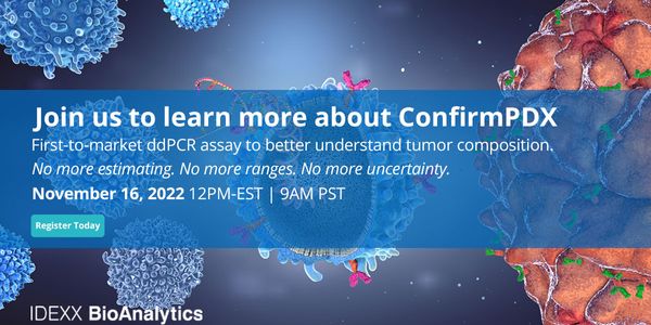 ConfirmPDX: First-to-market ddPCR assay to better understand tumor composition