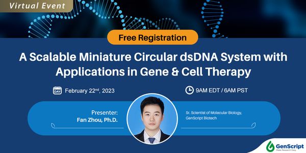 A scalable miniature circular GenCircle™ dsDNA production system for gene and cell therapy