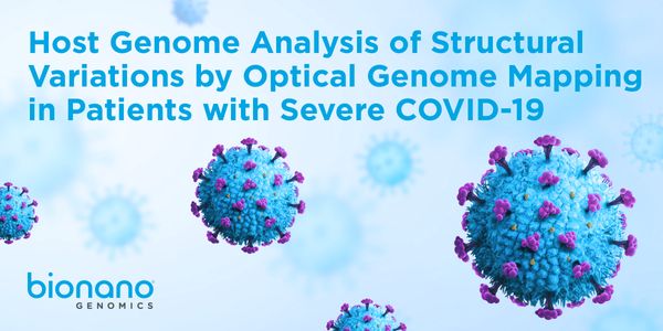 Host genome analysis of structural variations by Optical Genome Mapping in patients with severe COVID-19