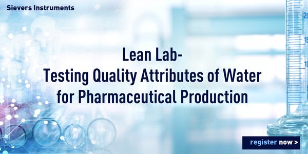 Lean Lab - Testing Quality Attributes of Water for Pharmaceutical Production