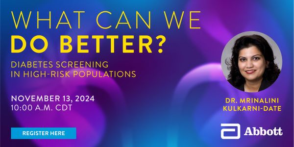 Diabetes Screening in High-Risk Populations: What can we do better?