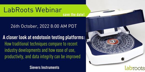 Endotoxin Testing Platforms: How traditional techniques compare to recent industry developments and how ease of use, productivity, and data integrity can be improved