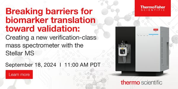 Breaking barriers for biomarker translation toward validation:  Creating a new verification-class mass spectrometer with the Stellar mass spectrometer
