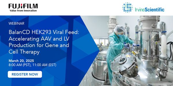 BalanCD HEK293 Viral Feed: Accelerating AAV and LV Production for Gene and Cell Therapy