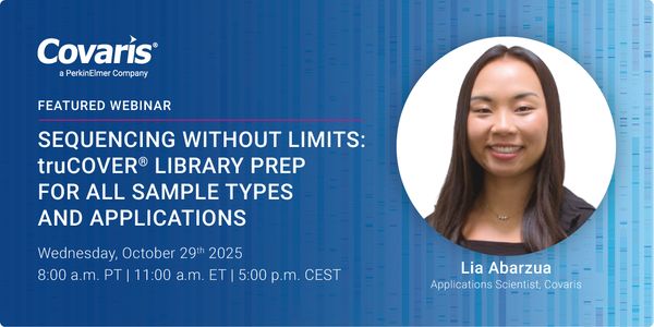 Sequencing Without Limits: truCOVER® Library Prep for All Sample Types and Applications