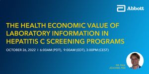 The health economic value of laboratory information in hepatitis C screening programs