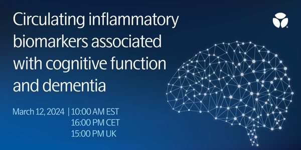Circulating inflammatory biomarkers associated with cognitive function and dementia