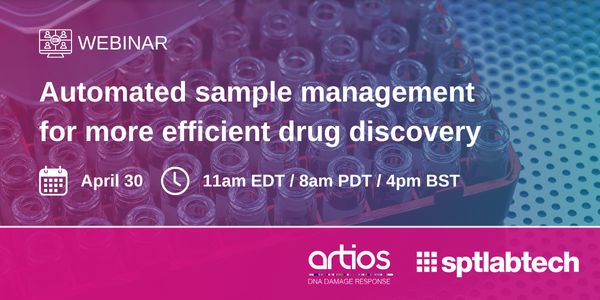 Automated sample management for more efficient drug discovery: Developing and embedding in-house sample management at Artios