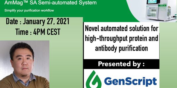 A novel automated and simultaneous protein/antibody high-throughput purification platform: AmMag and its reusable Magbeads