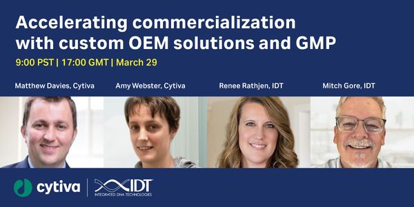Accelerating commercialization with custom OEM solutions and GMP