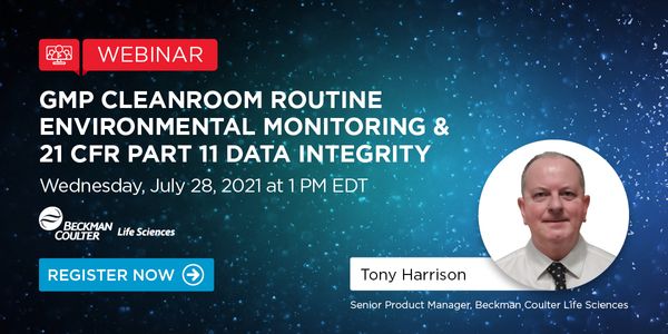 GMP Cleanroom Routine Environmental Monitoring & 21CFR part 11 Data Integrity