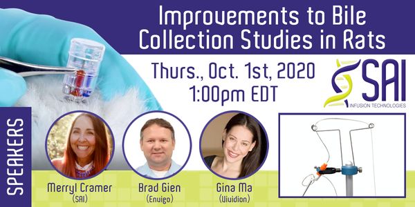 Improvements to Bile Collection Studies in Rats