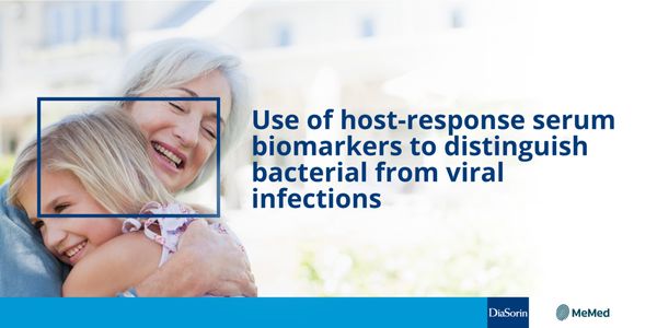 Use of host-response serum biomarkers to distinguish bacterial from viral infections