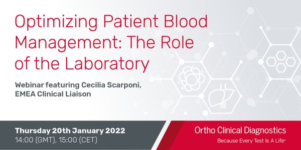 Optimizing Patient Blood Management: The Role of the Laboratory