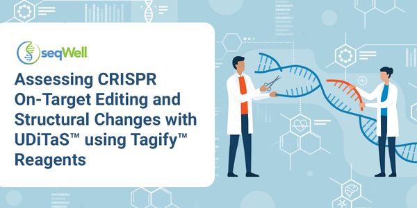 Assessing CRISPR On-Target Editing and Structural Changes with UDiTaS™ using Tagify™ Reagents