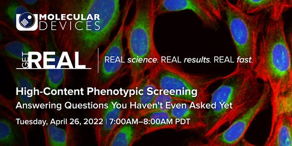 High-Content Phenotypic Screening - Answering Questions You Haven't Even Asked Yet