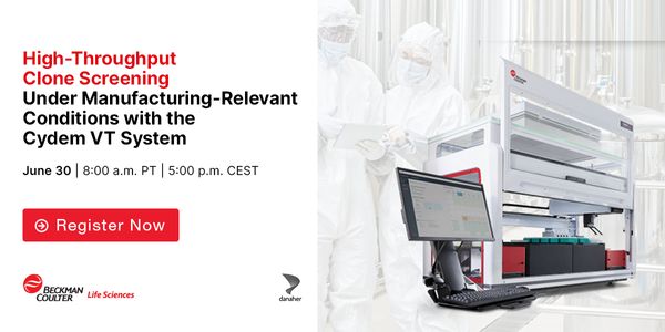 High-Throughput Clone Screening Under Manufacturing-Relevant Conditions with the Cydem VT System