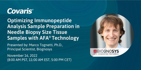 Optimizing Immunopeptide Analysis Sample Preparation in Needle Biopsy Size Tissue Samples with AFA® Technology