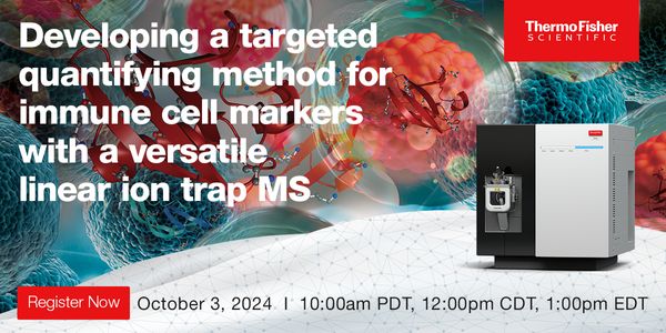 Developing a targeted quantifying method for immune cell markers with the Stellar mass spectrometer