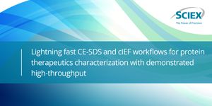 Lightning fast CE-SDS and cIEF workflows for protein therapeutics characterization with demonstrated high-throughput