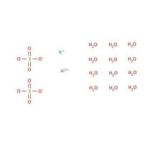 Aluminum potassium sulfate dodecahydrate