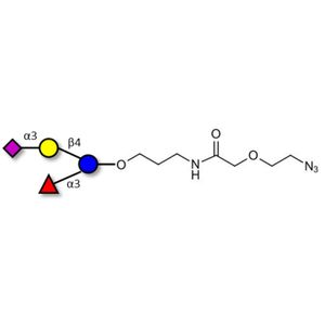 3’-Sialyl-3-Fucosyllactose with terminal azide (Linker-N3 B)