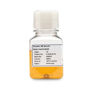 "Human Serum AB, male only  - Off clot - EU - Standard Grade - Heat Inactivated"