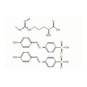 NG, N'G-Dimethyl-L-arginine di(p-hydroxyazobenzene-p'-sulfonate)
