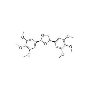 (±) cis-2,5-Bis(3,4,5-trimethoxyphenyl)-1,3-dioxolane