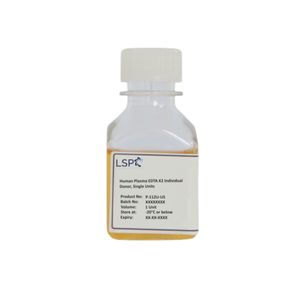 "Human Plasma EDTA K2 Individual Donor, Single Units"