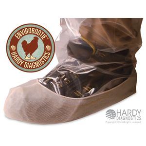 EnviroBootie™, environmental sampling bootie for Salmonella Recovery, 1 pre-moistened (with 2x skim milk) boot swab per 18oz Twil-Em™ Bag