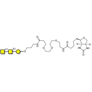 Forssman antigen triose linked to biotin (Linker-BT C)