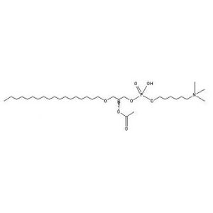 1-O-Hexadecyl-2-acetyl-sn-glycero-3-phospho-(N,N,N-trimethyl)-hexanolamine-2