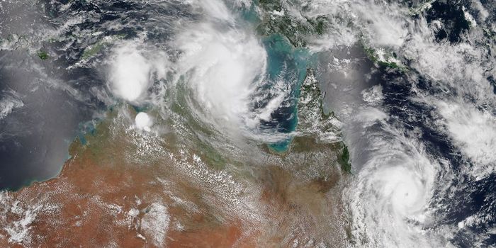 Rare Occurance of Double Cyclones Hit Australia
