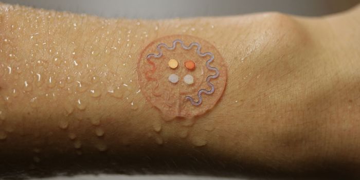 Wearable Sweat Sticker Alerts Dehydration Danger