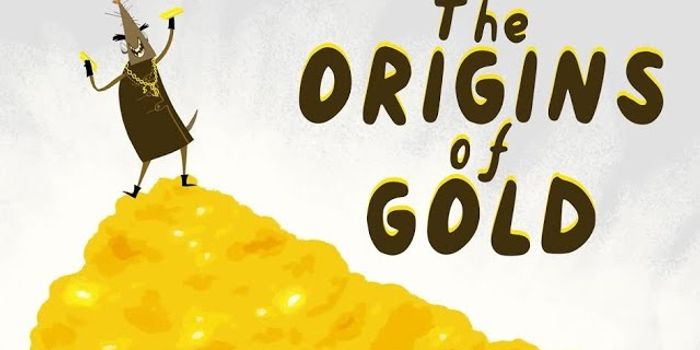 How does gold form on Earth?