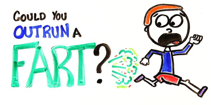 Can a Fart Be Outrun?