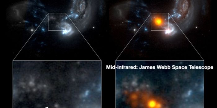 James Webb Observes Merging Galaxies 500 Million Light-Years Away
