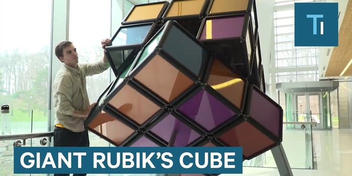 Meet the World's Largest Freestanding Rubik's Cube