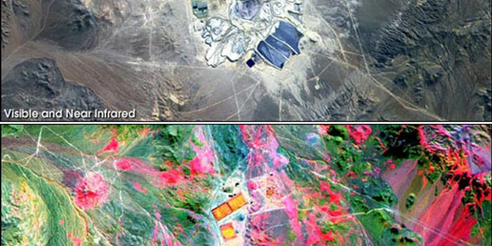 Seeing Different Types Of Rock From Space